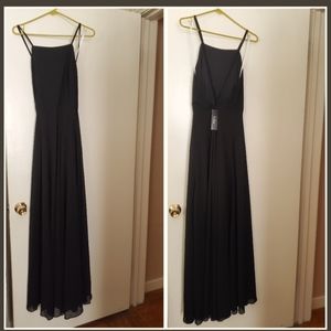 Mythical Kind of Love Black Maxi Dress Lulu's NWT